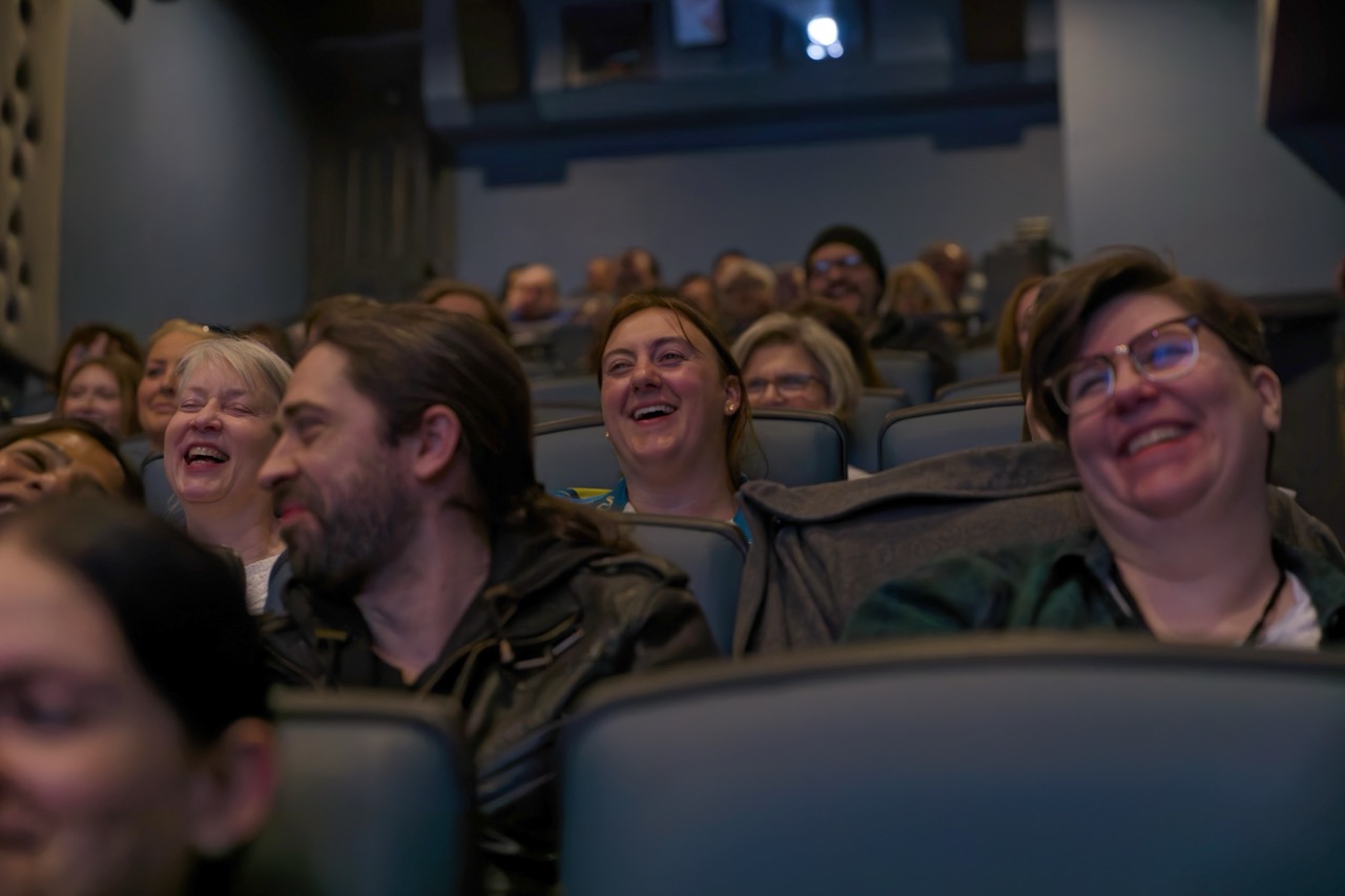 Happy audience at Cookies & Comedy Film Festival