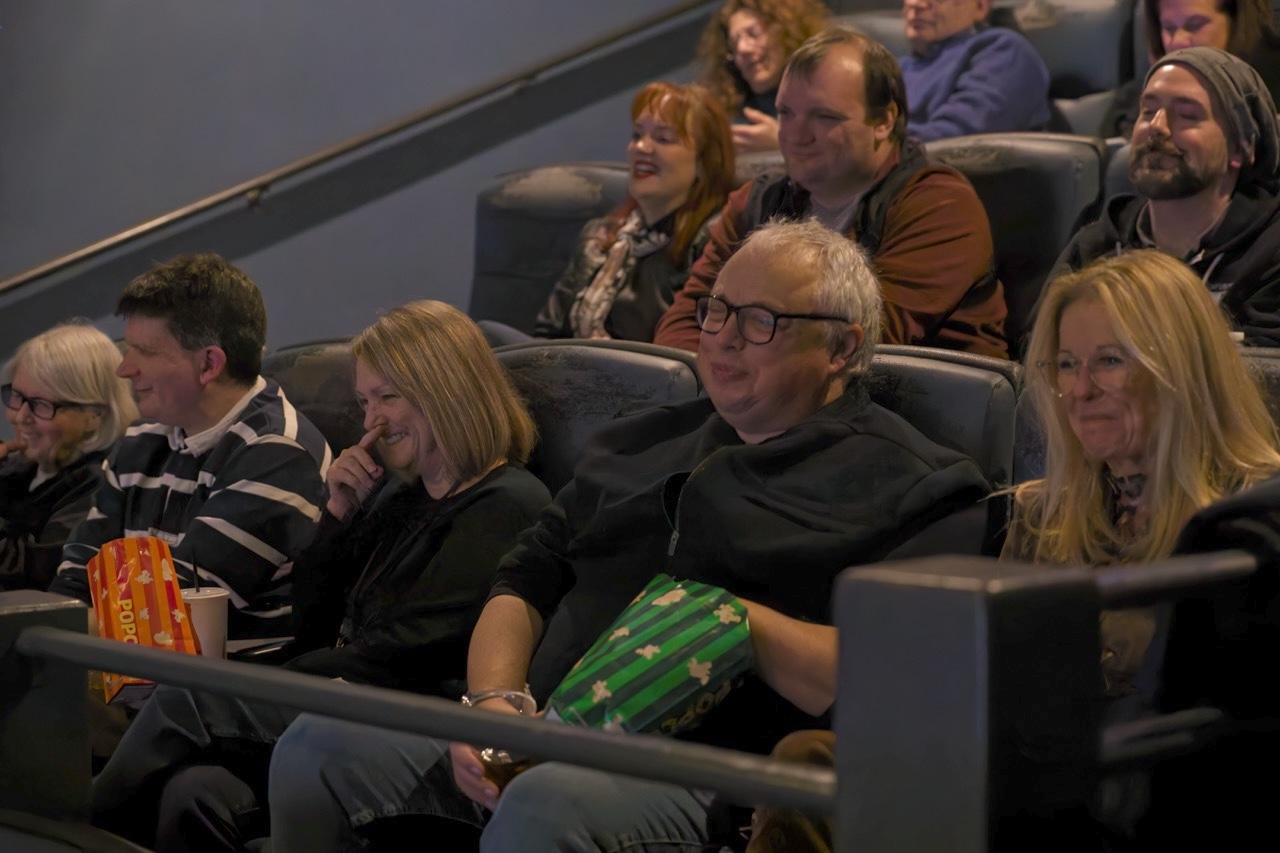 Audience at our comedy film festival